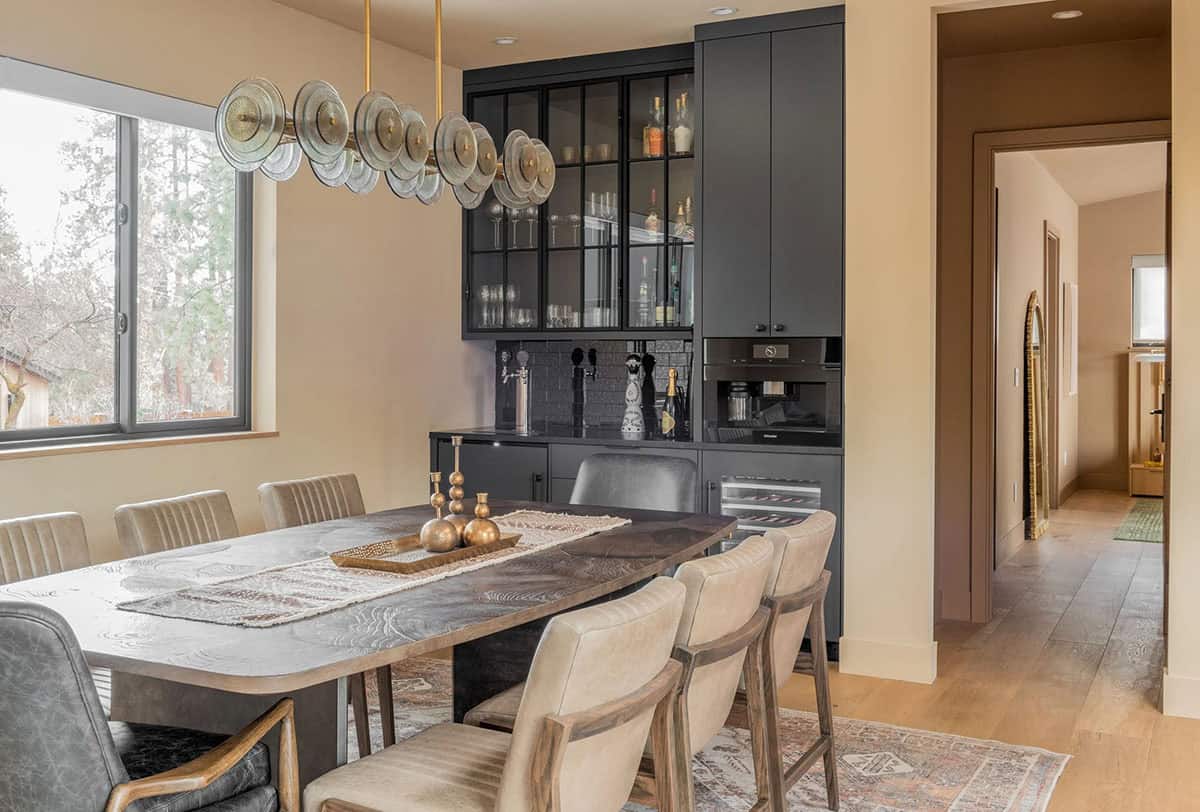 modern scandinavian style dining room