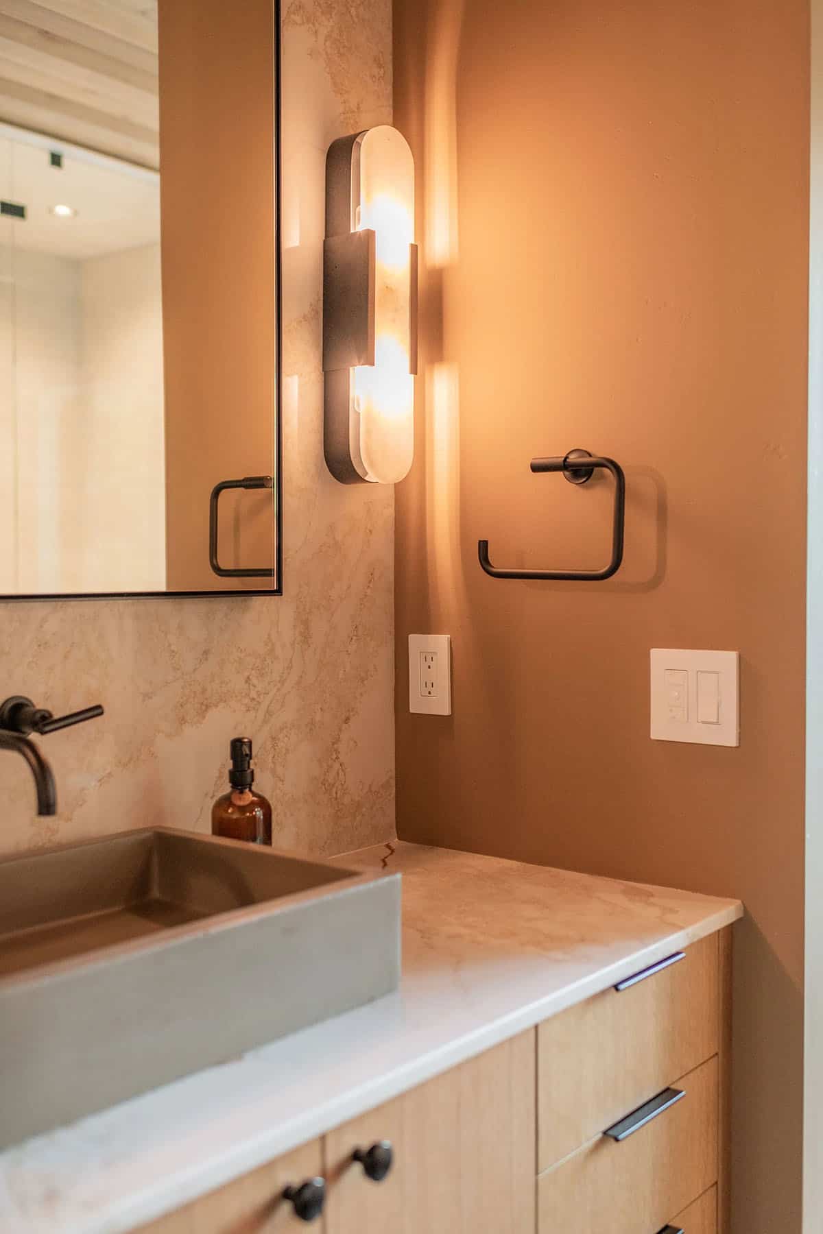 modern scandinavian style bathroom