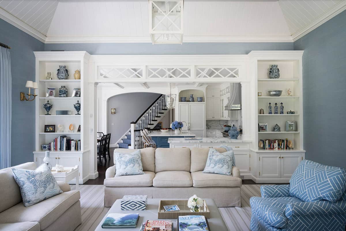 Beach Style Living Room