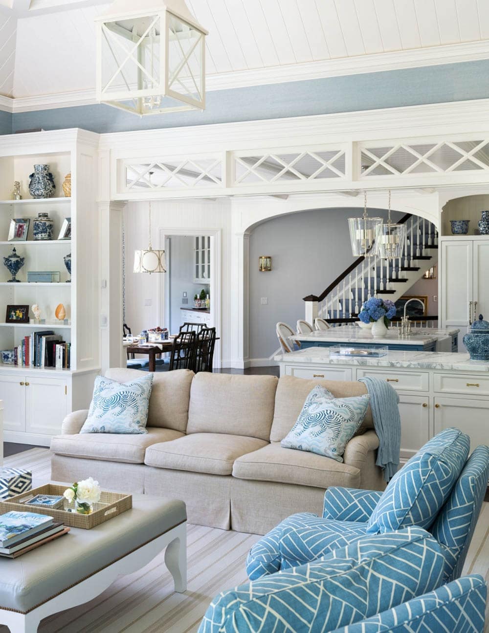 Beach Style Living Room