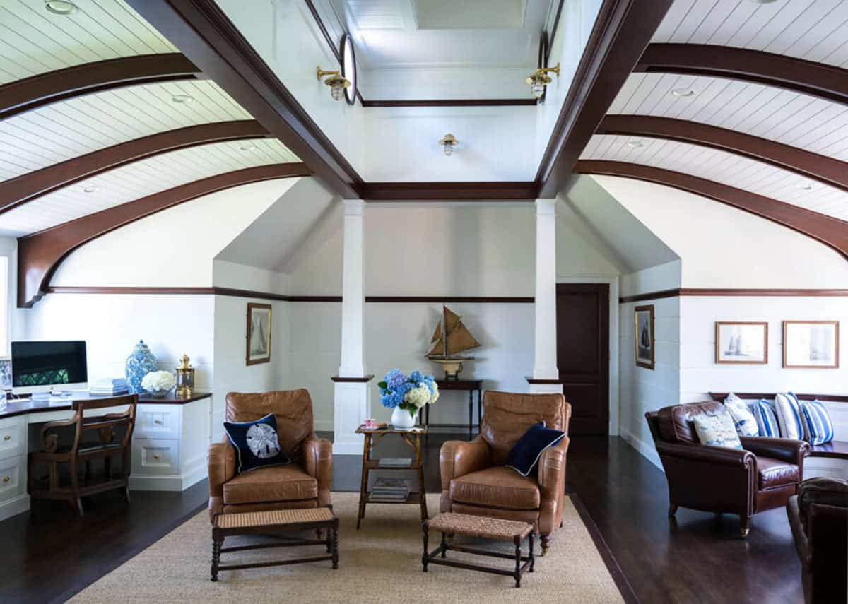 Beach Style Home Office