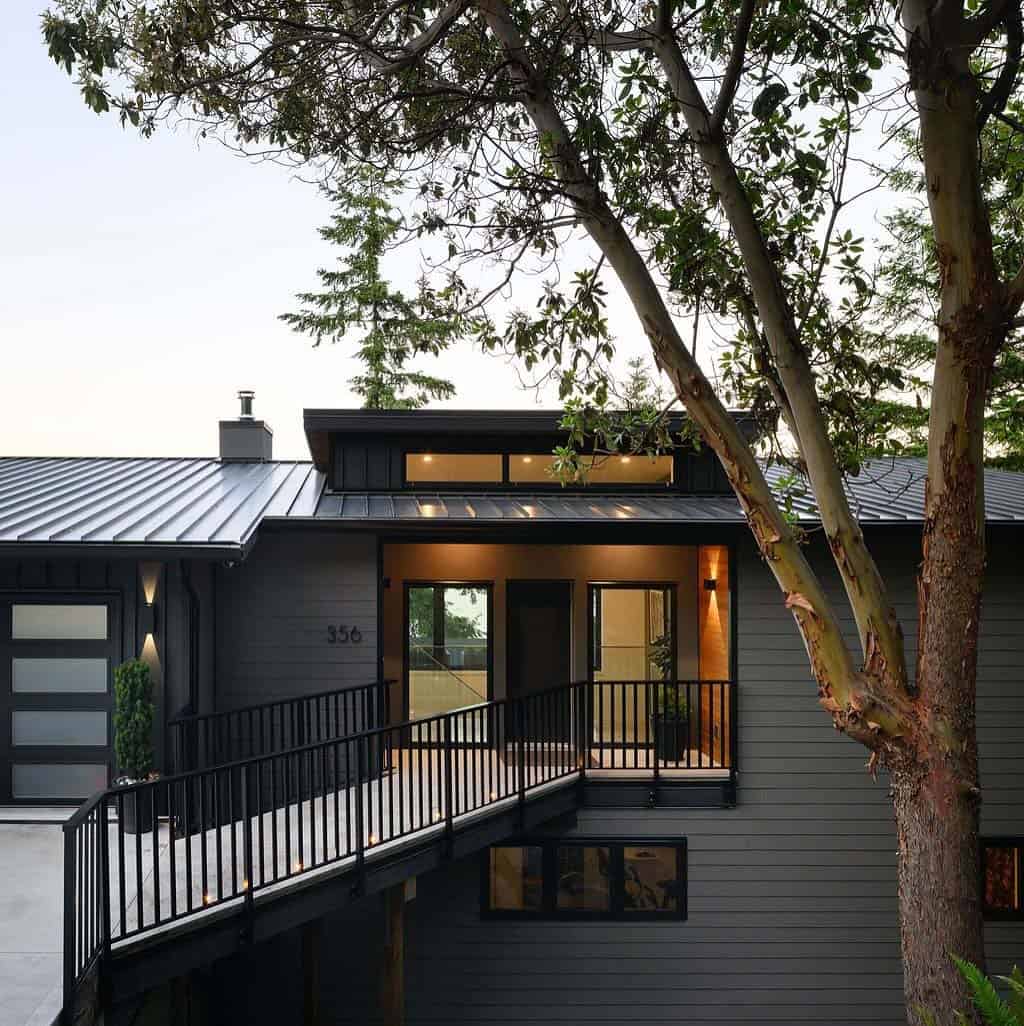 modern home exterior