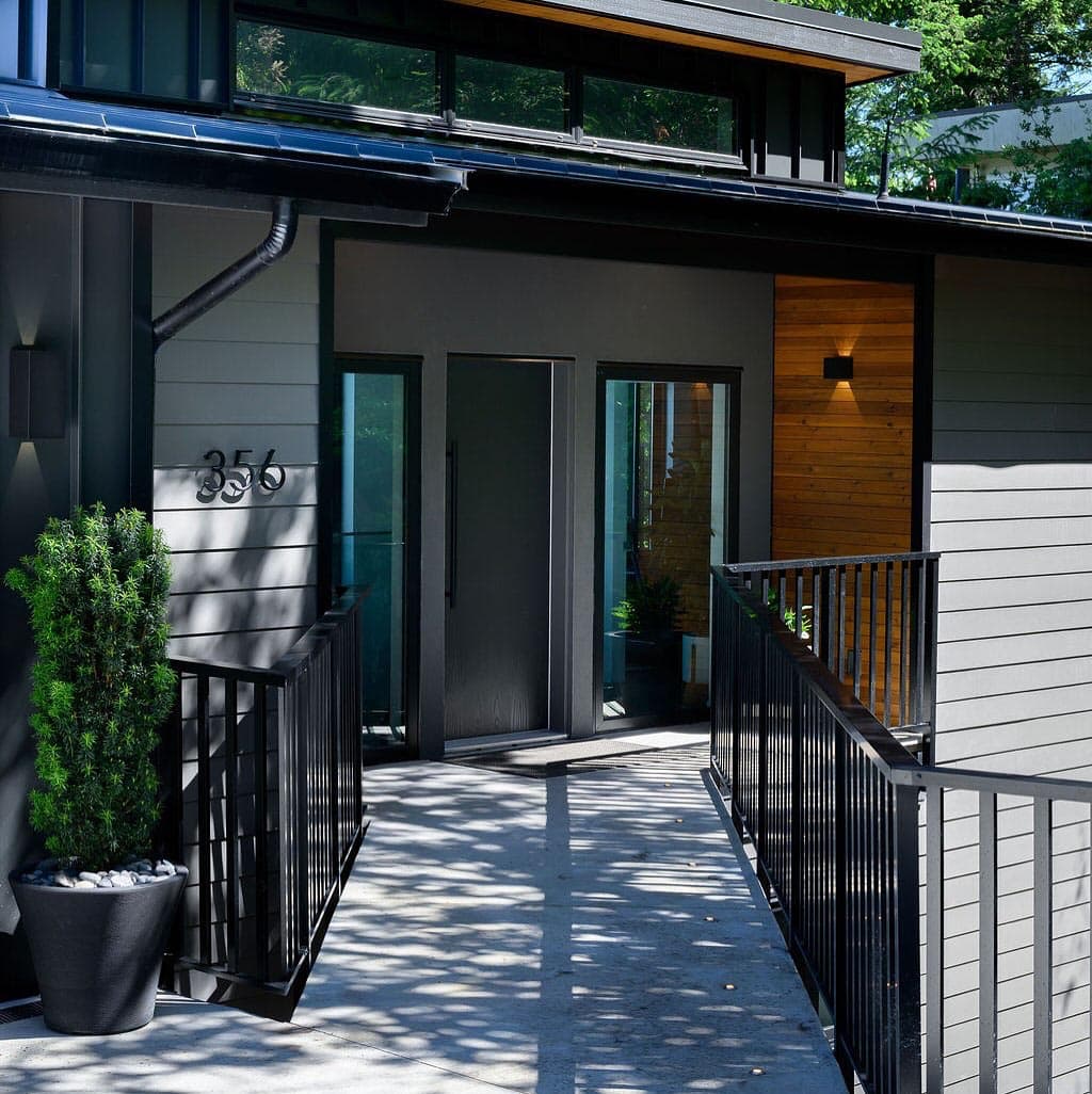 modern home exterior