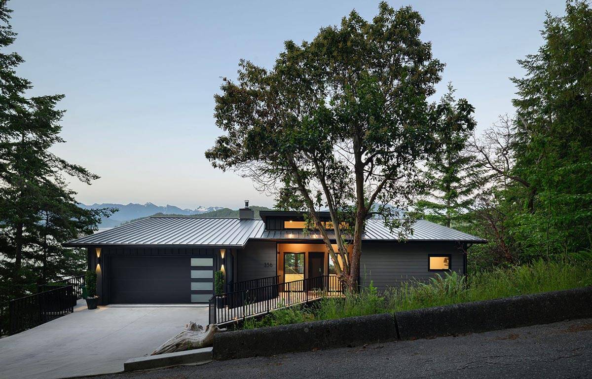 modern home exterior