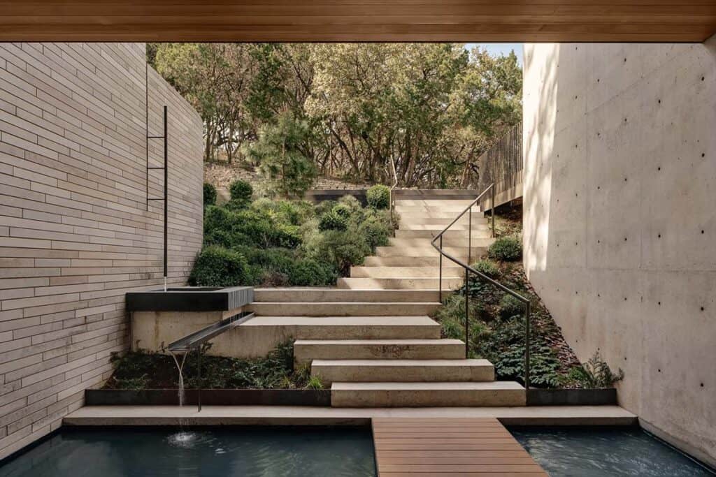 Japanese-inspired Shou Sugi Ban house with amazing Austin skyline views