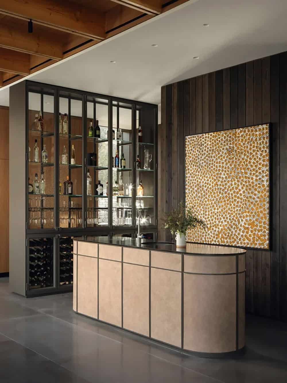 modern home bar