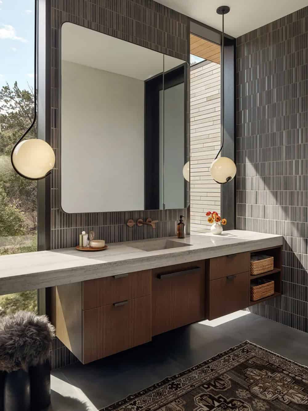 modern bathroom vanity