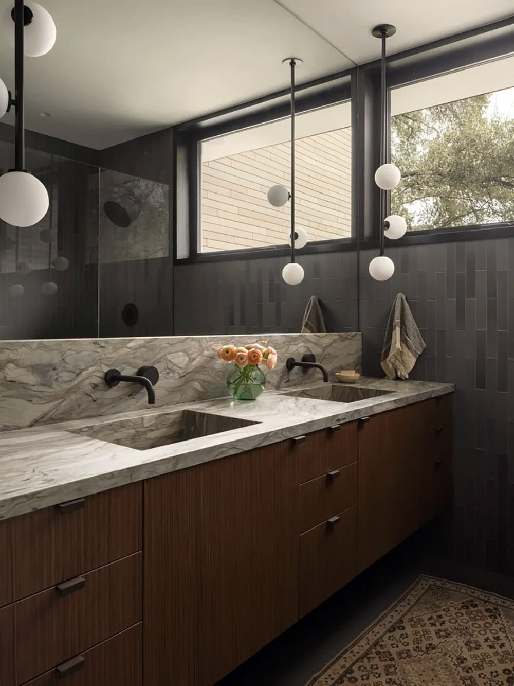 modern bathroom vanity