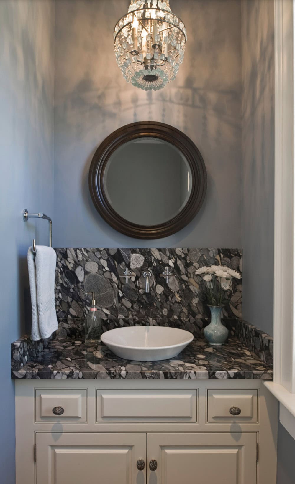 Transitional Powder Room