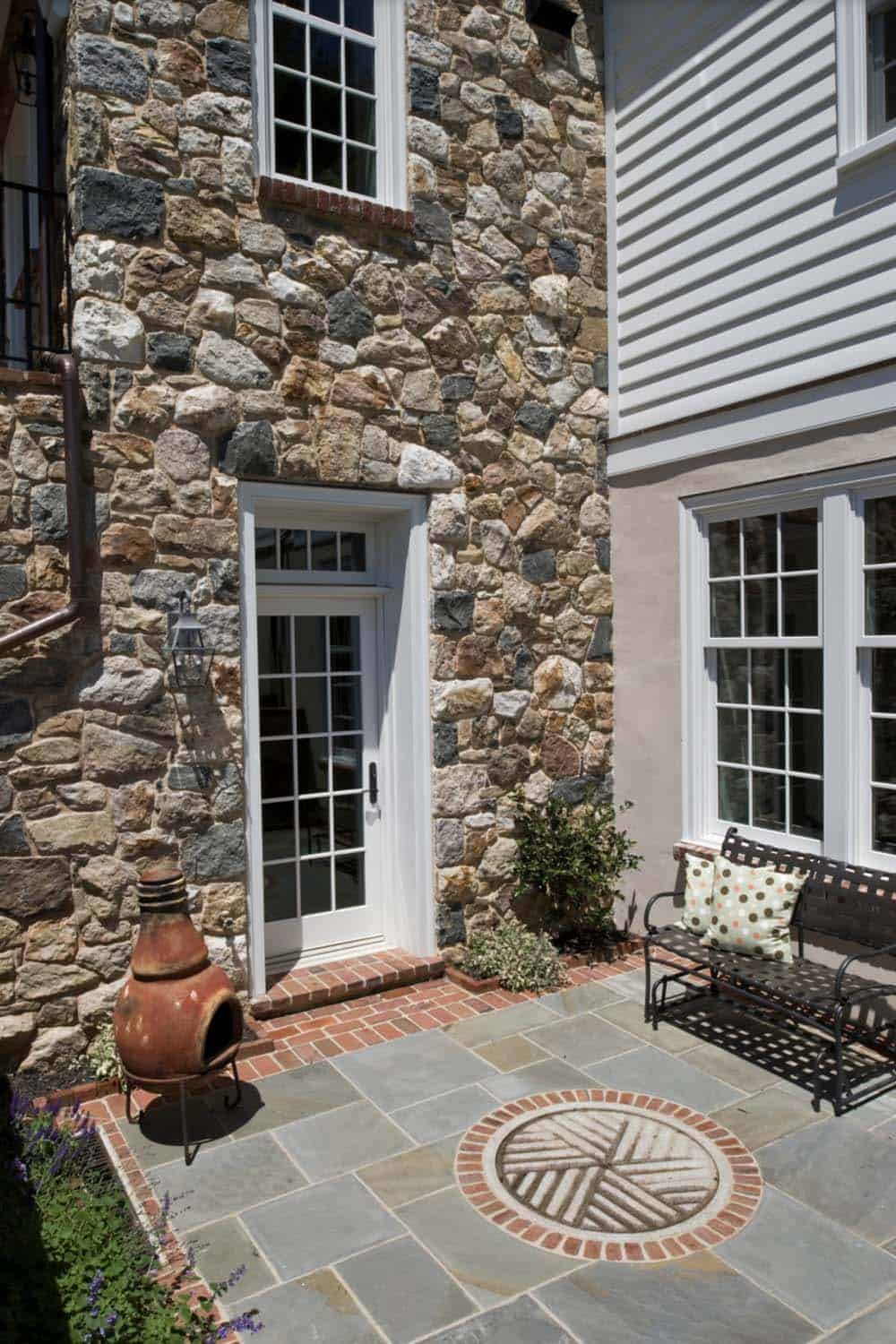 Traditional Home Exterior Patio