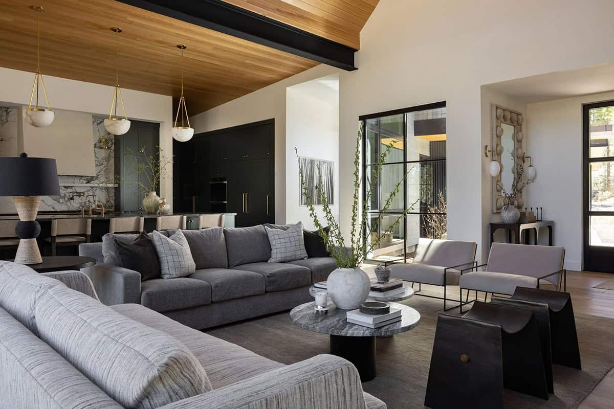 transitional living room