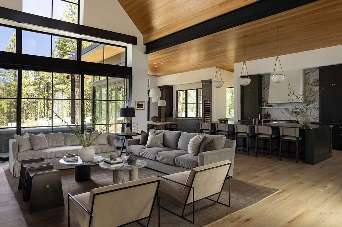 transitional living room