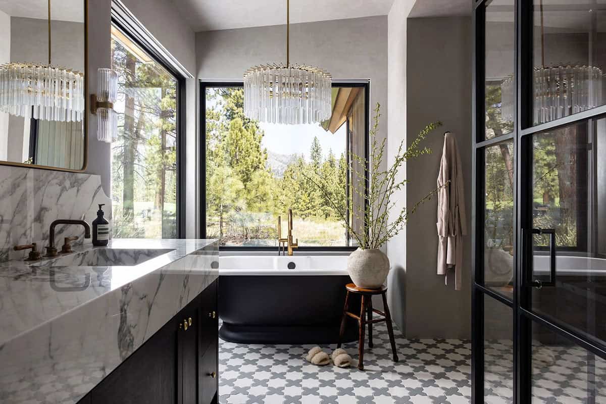 transitional bathroom