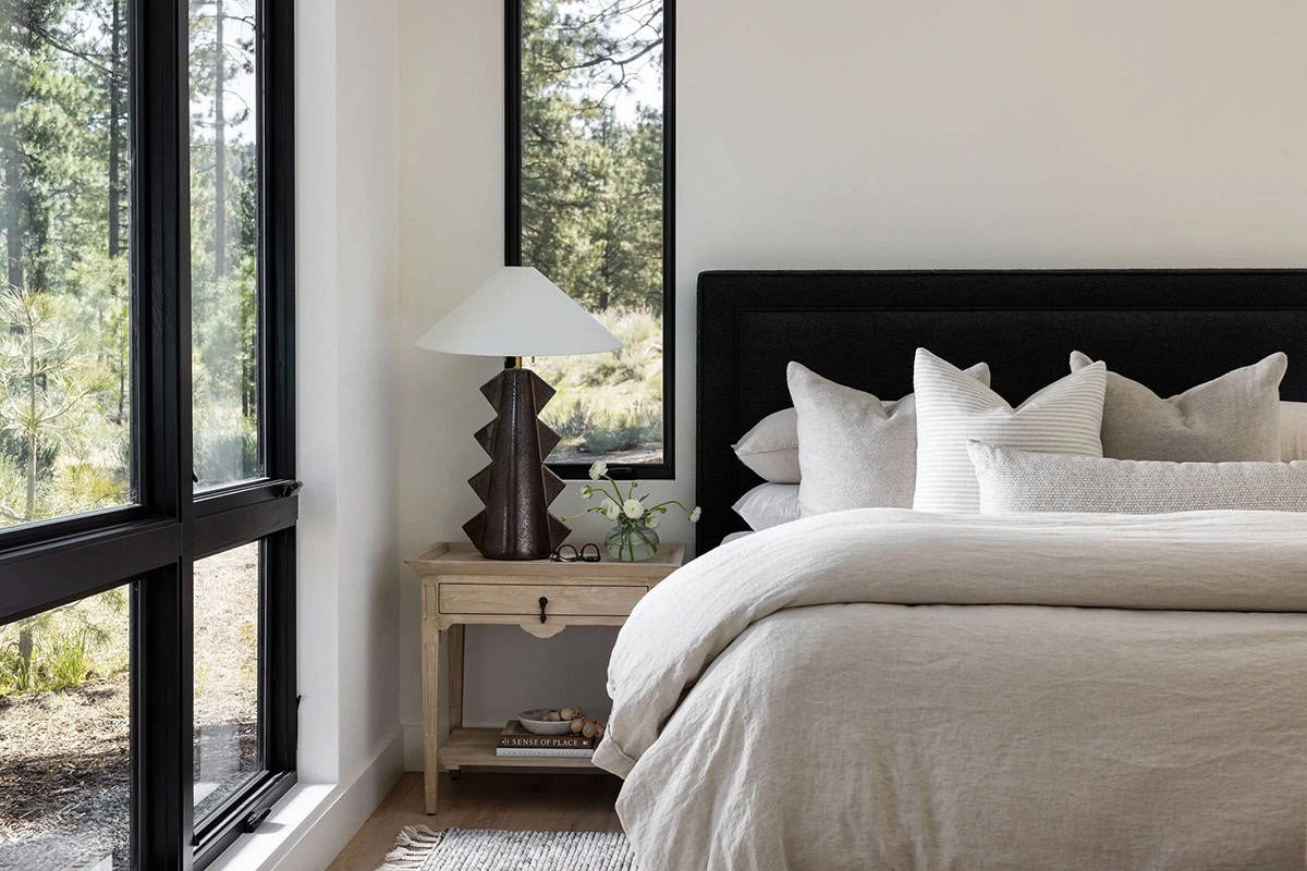 transitional bedroom