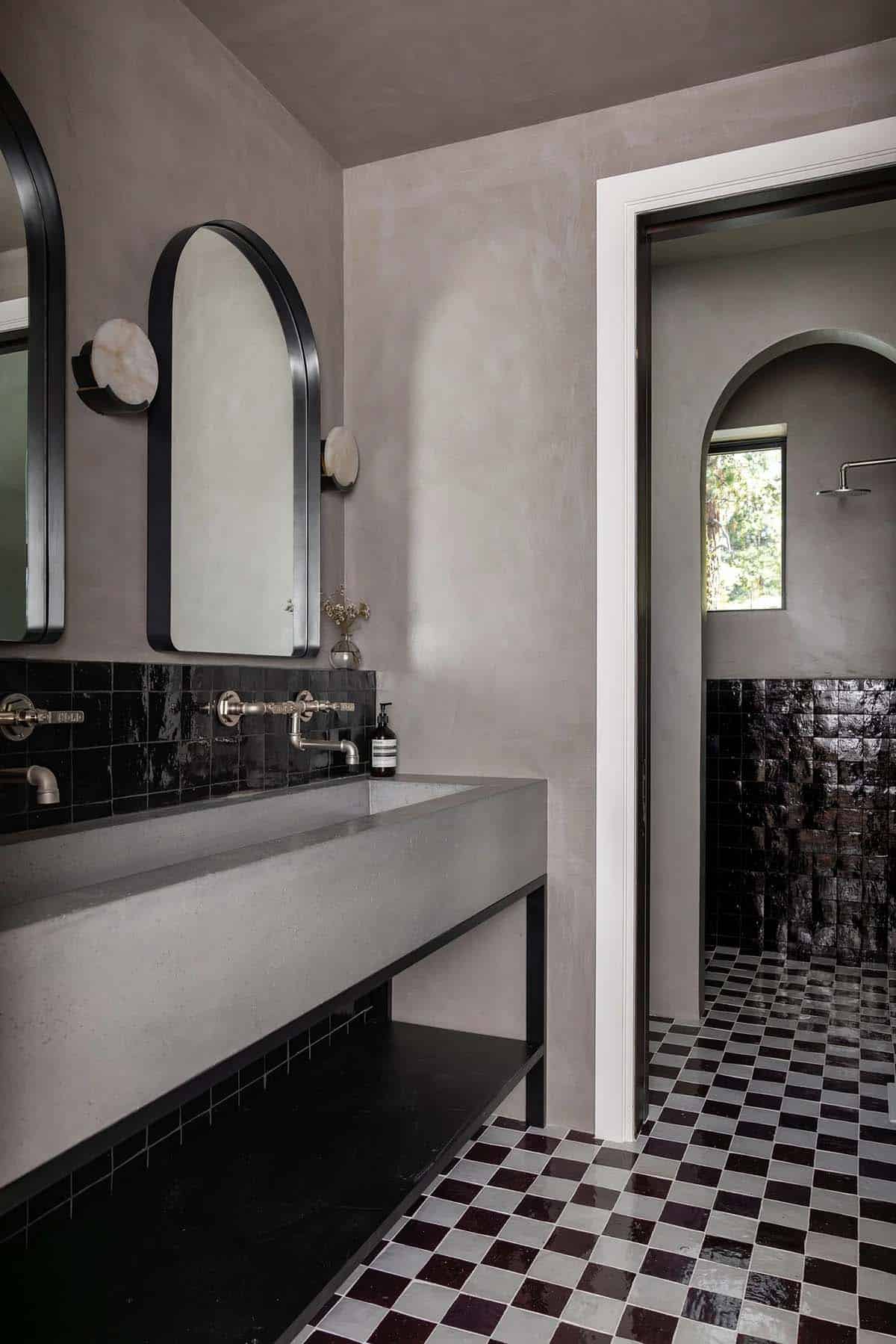 transitional bathroom vanity