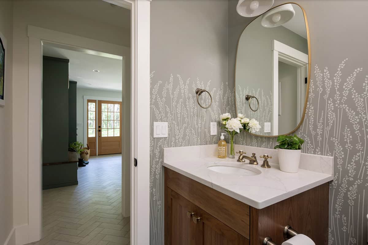Transitional Powder Room