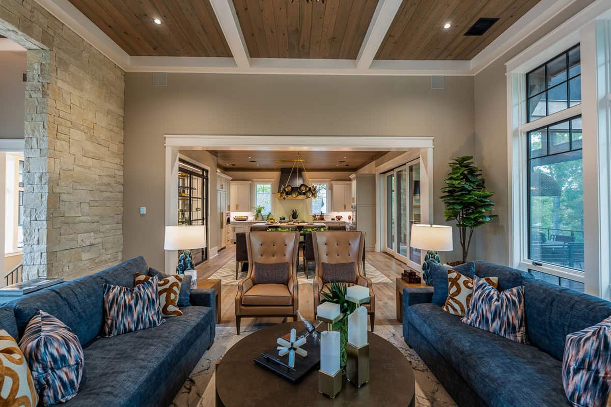 transitional style living room