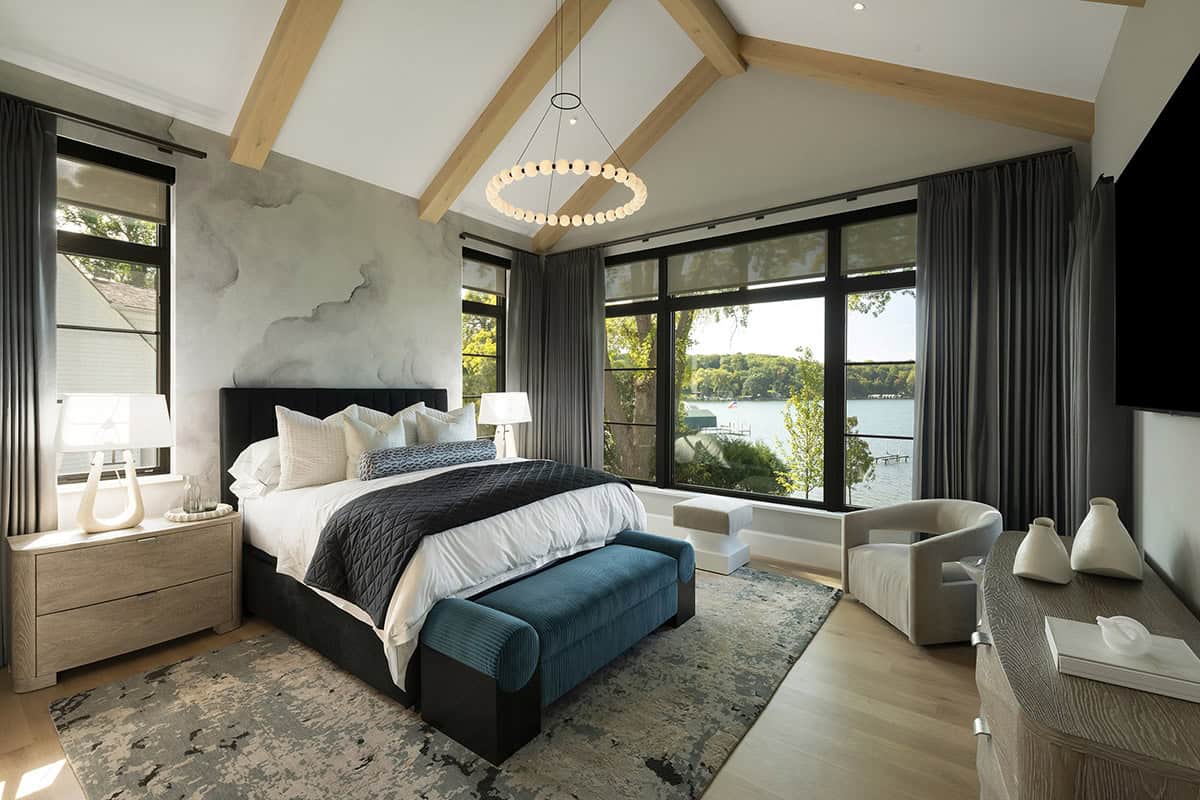 transitional style bedroom