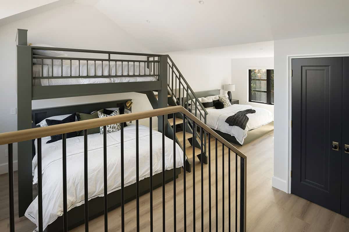 transitional style guest bedroom