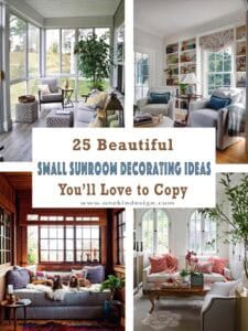 25 Beautiful Small Sunroom Decorating Ideas You’ll Love to Copy