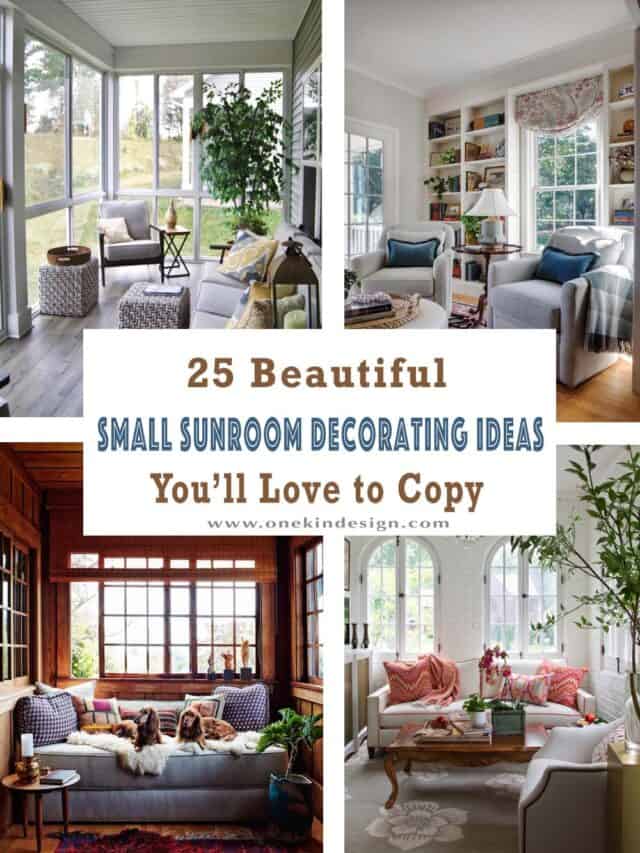 25 Beautiful Small Sunroom Decorating Ideas You’ll Love to Copy