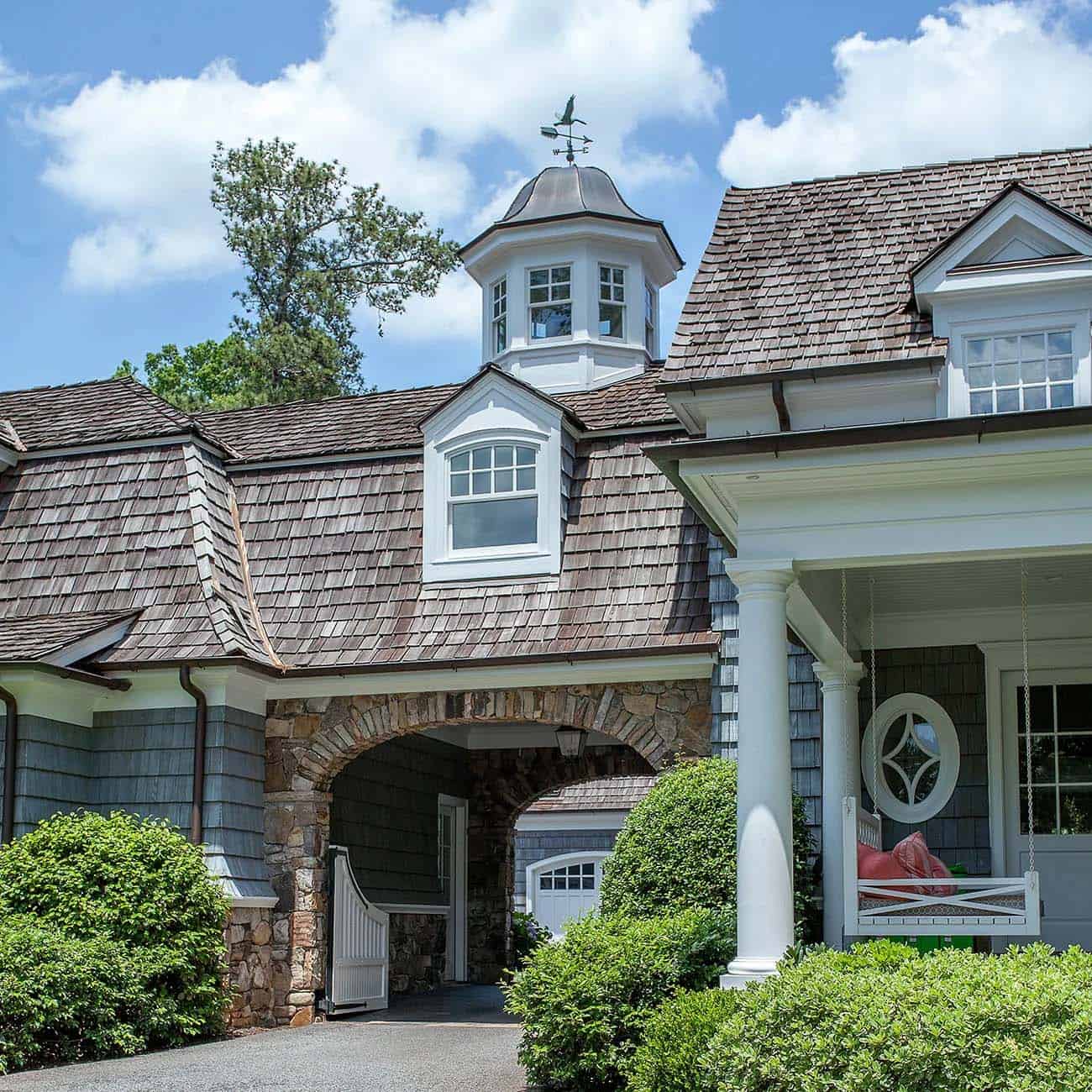 coastal style home exterior front facade