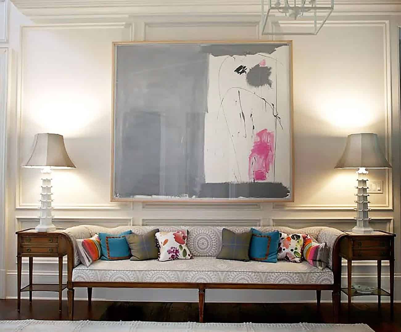 traditonal style living room