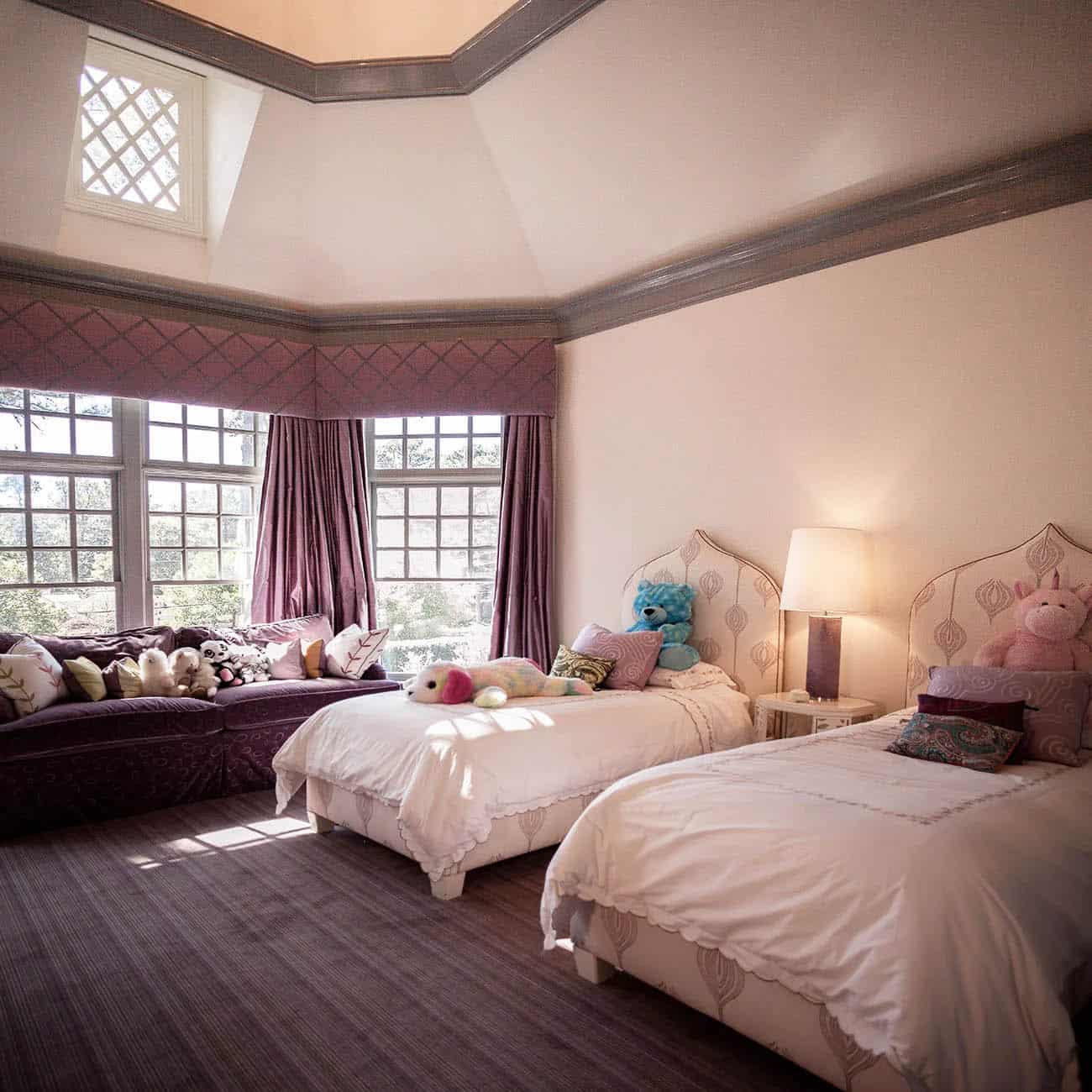 traditonal style girls bedroom