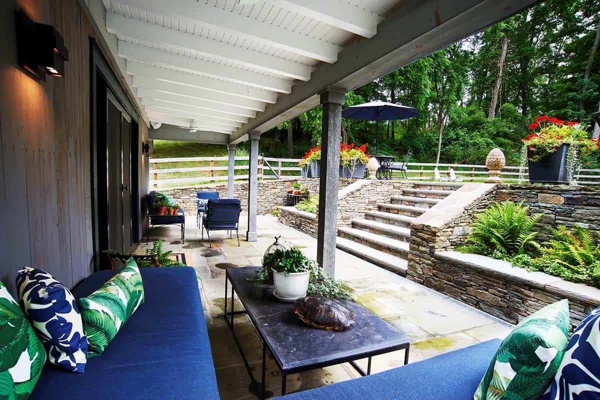 barn exterior covered patio
