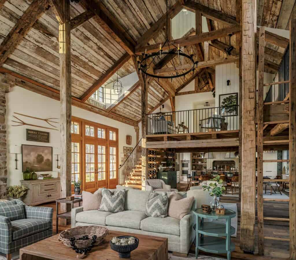 Traditional Banked Barn A historic Pennsylvania bank barn was transformed into a breathtaking ...
