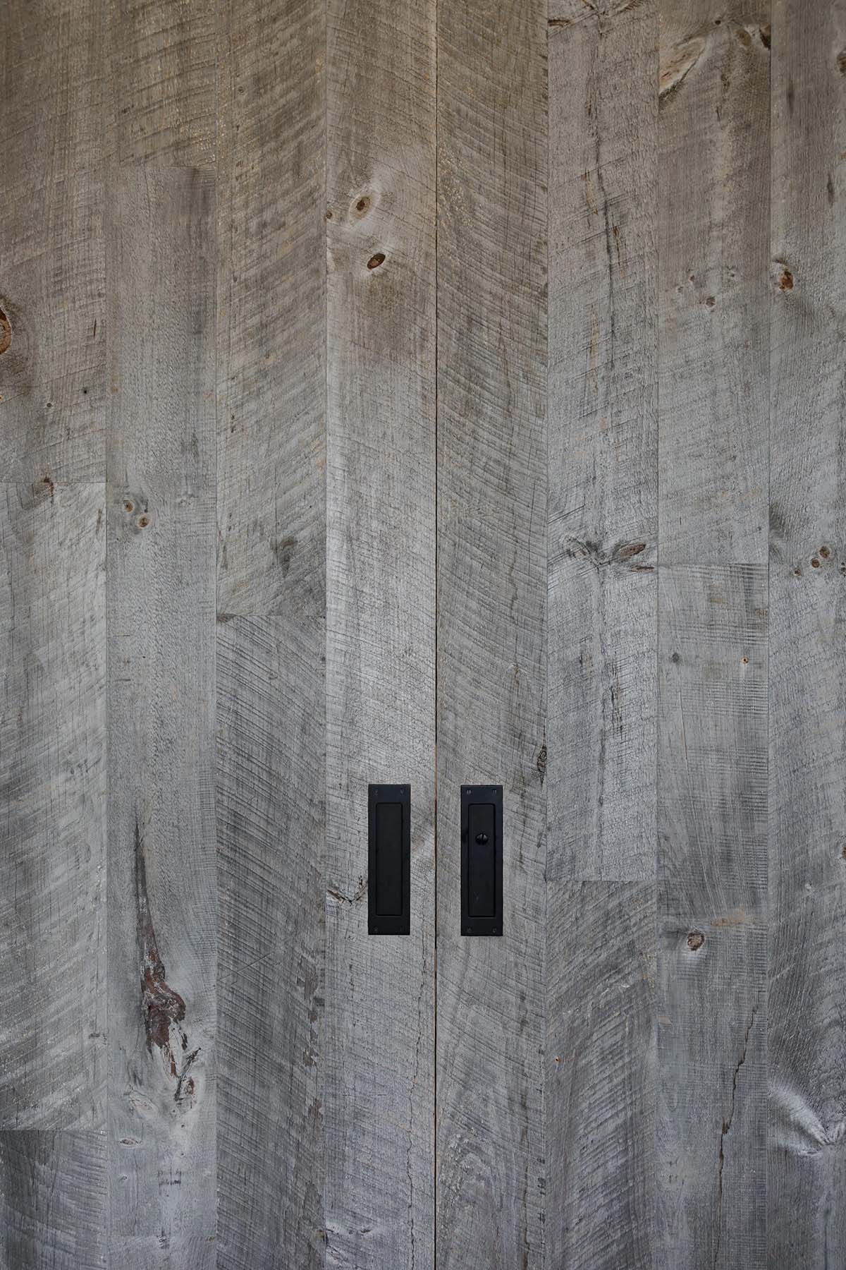 rustic modern door detail 