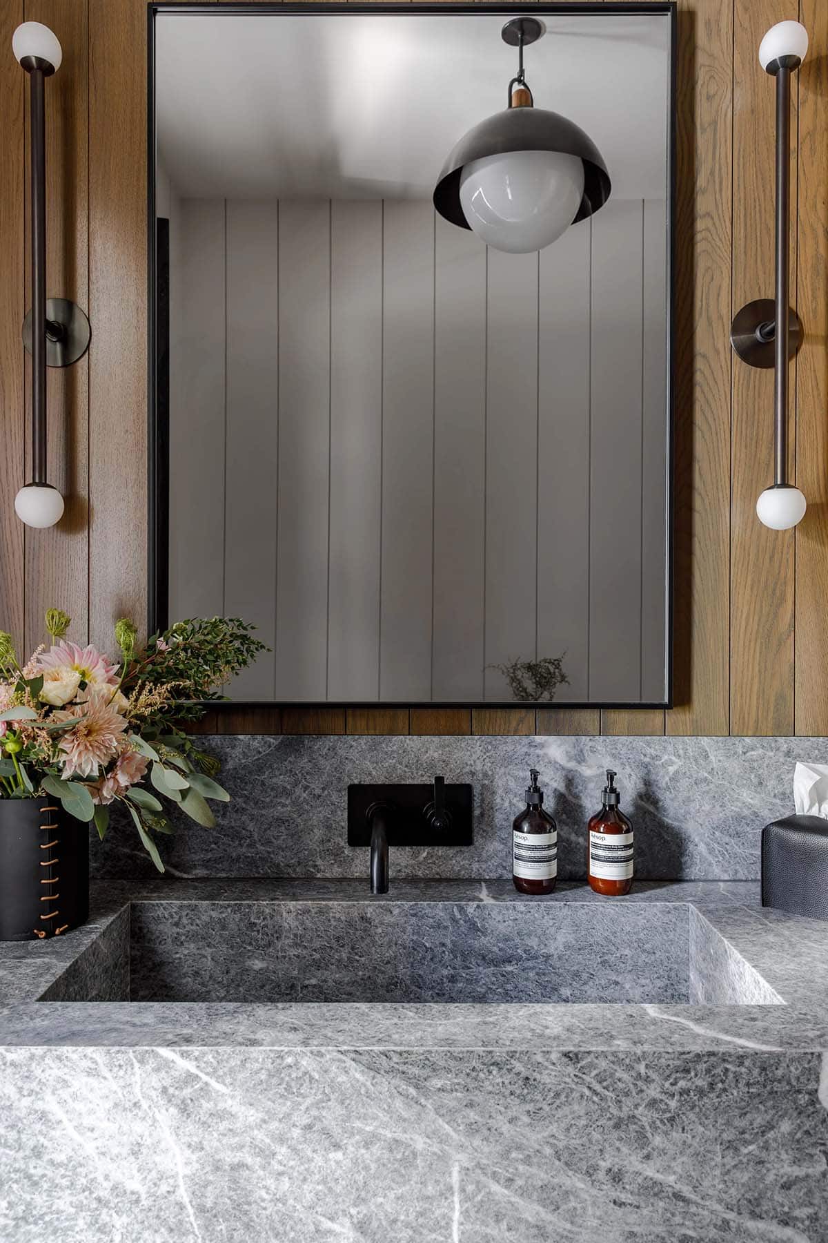 rustic modern bathroom vanity 