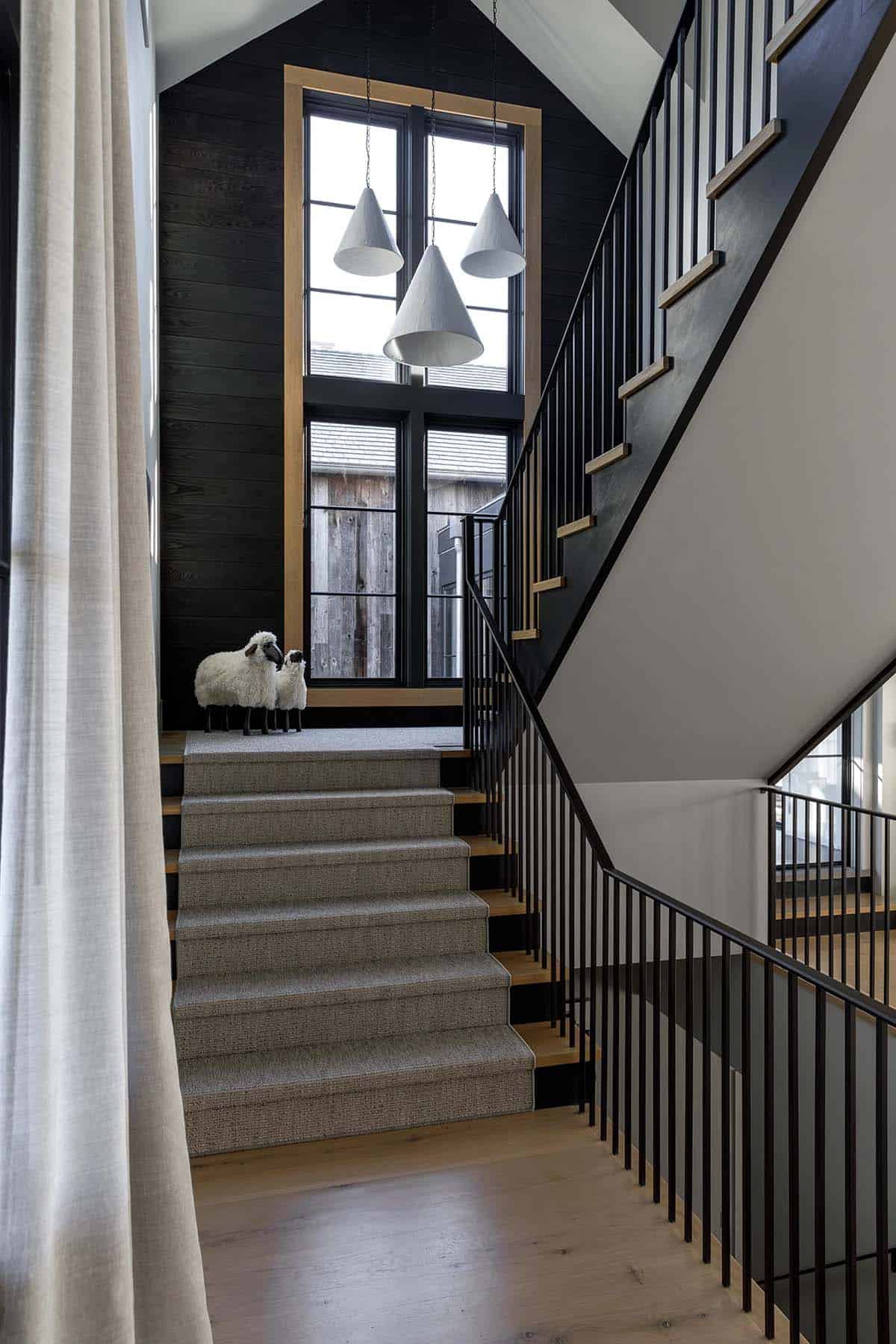 rustic modern staircase