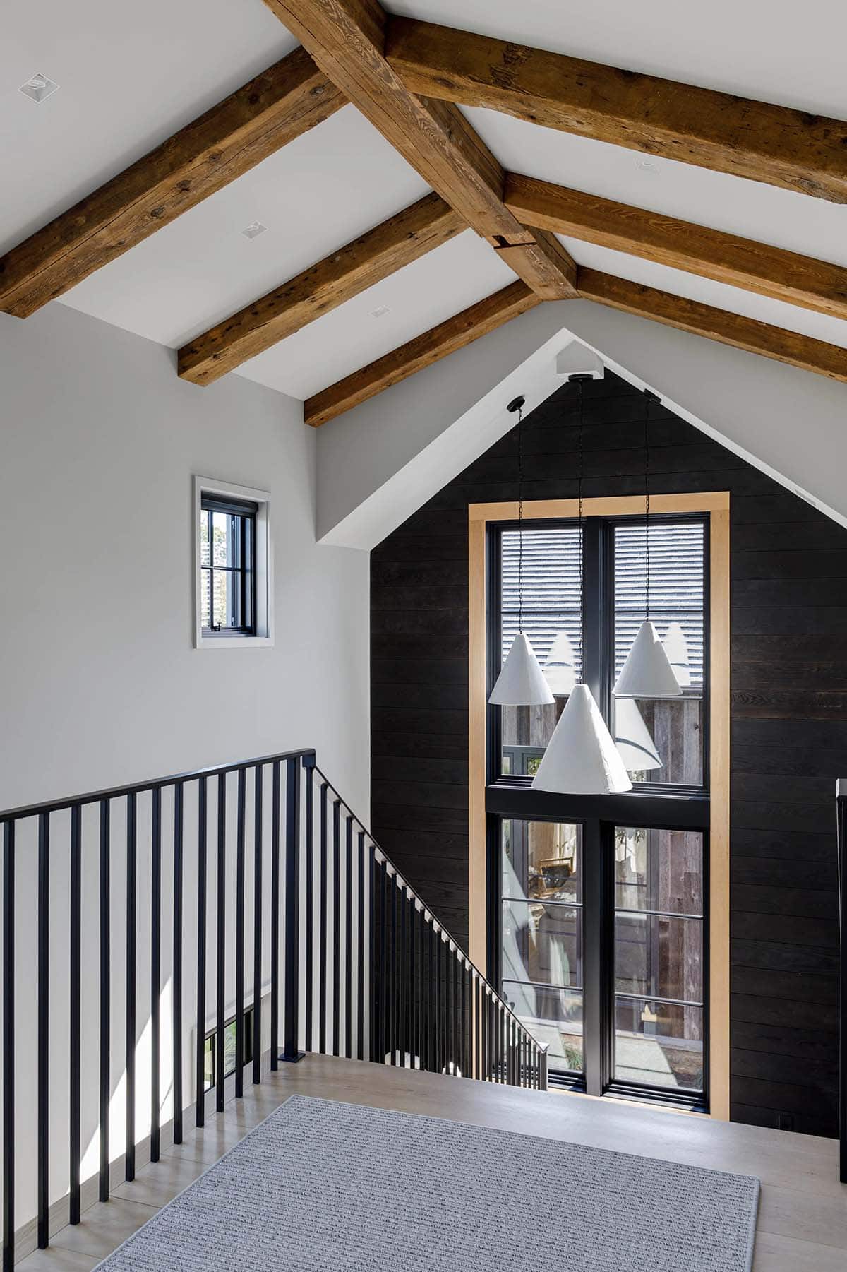 rustic modern staircase