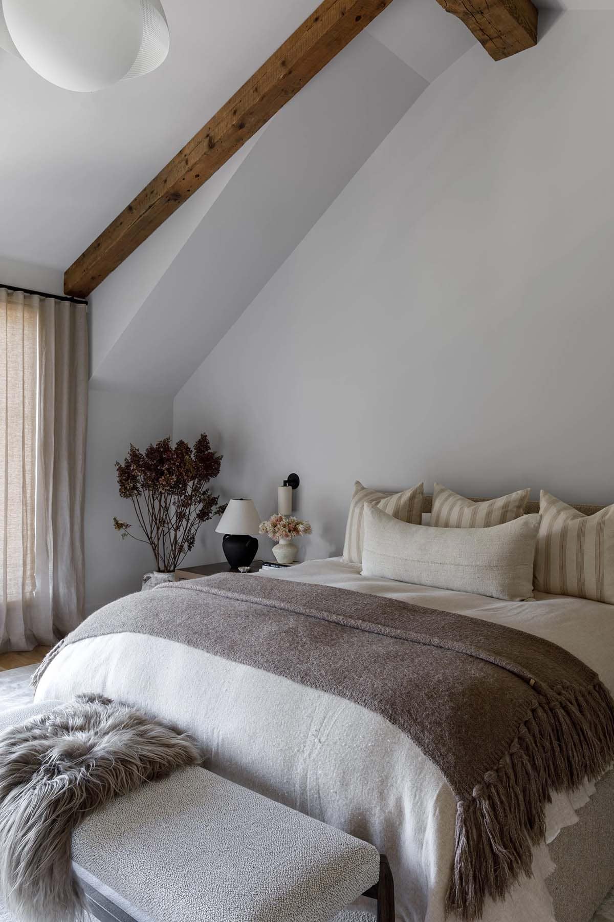 rustic modern bedroom