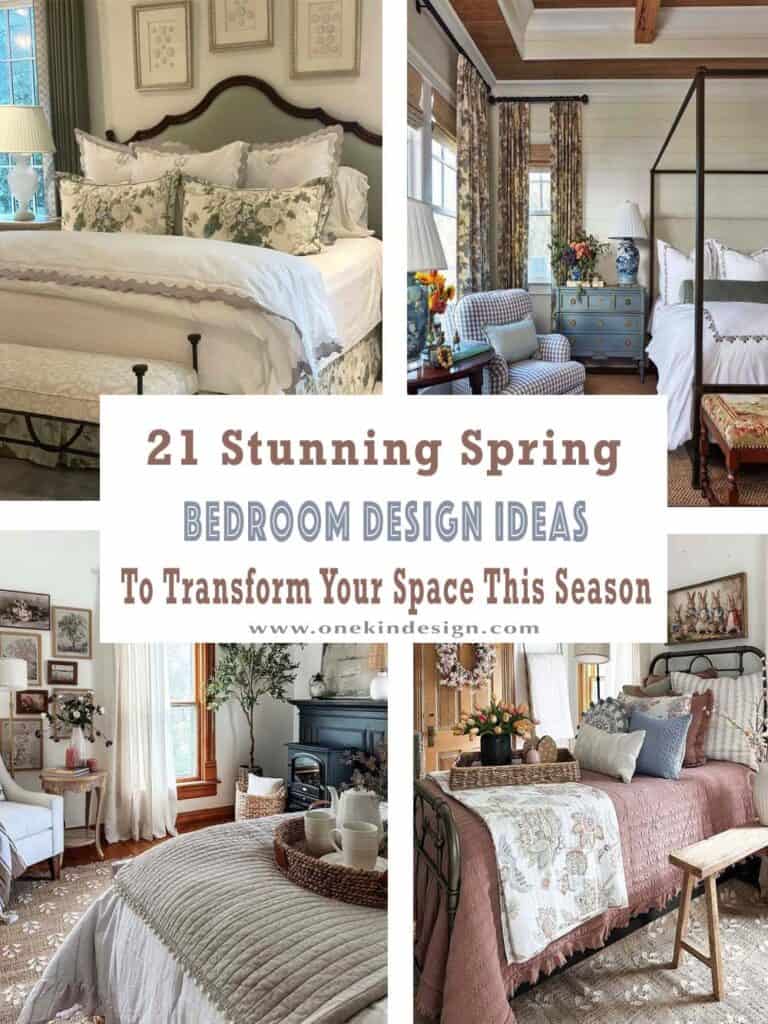 21 Stunning Spring Bedroom Design Ideas to Transform Your Space This Season