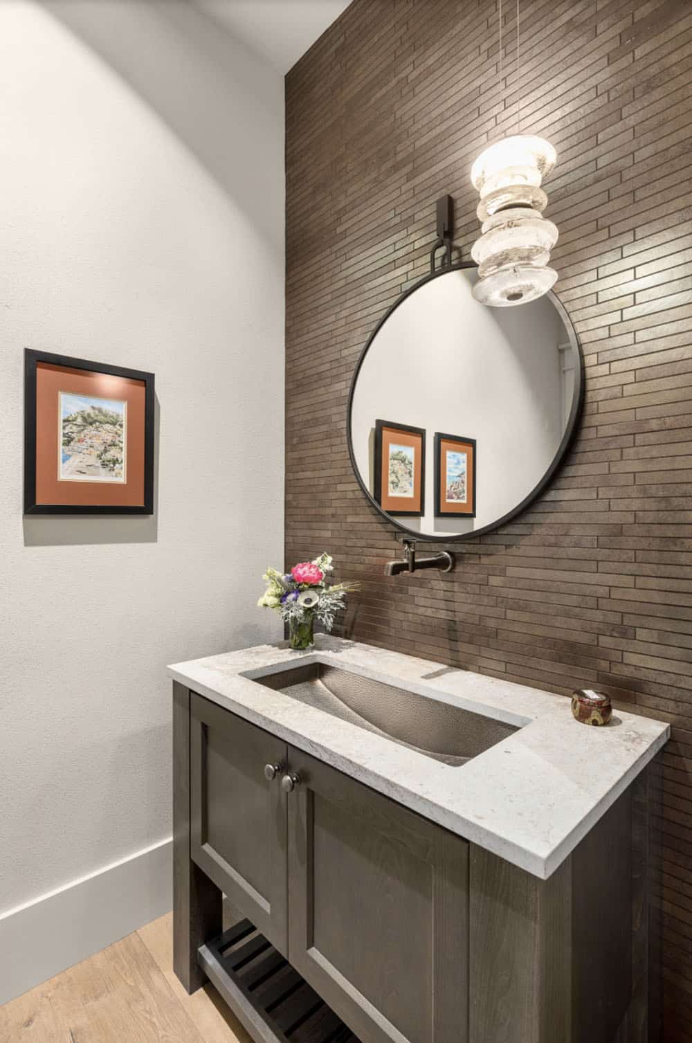 Transitional Powder Room