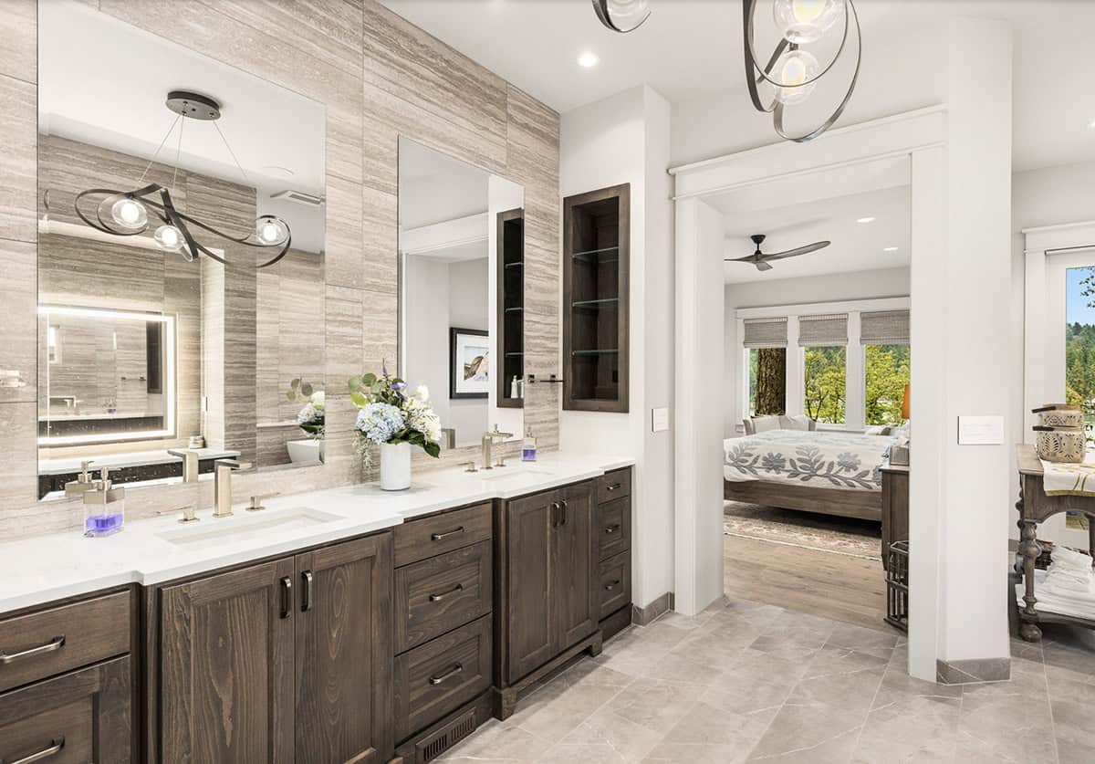 Transitional Bathroom vanity
