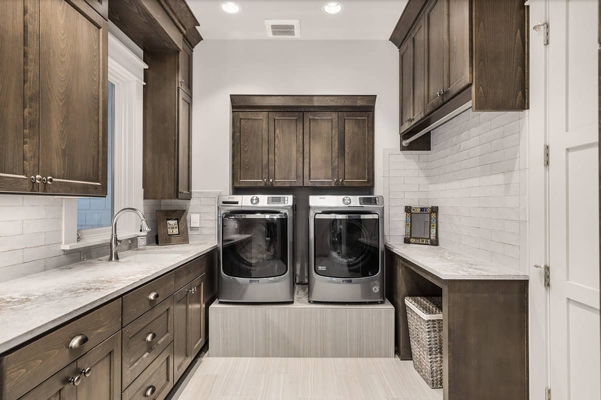 Transitional Laundry Room