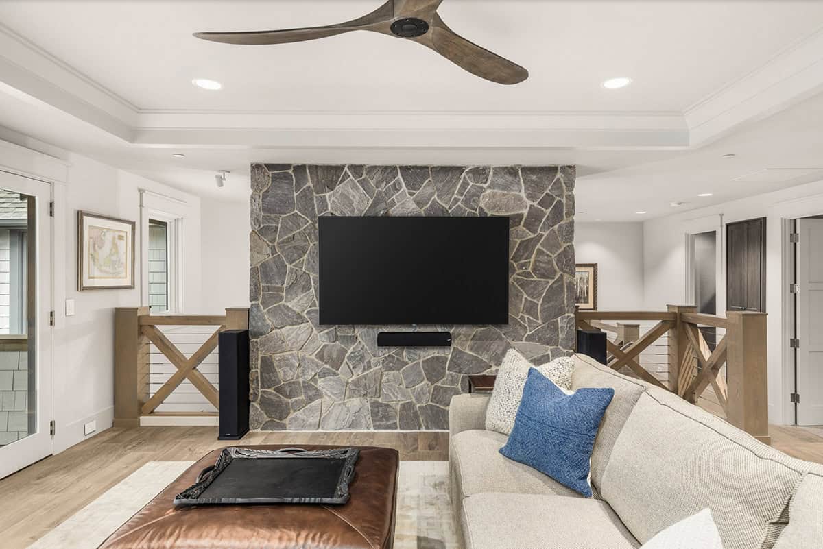 Transitional Family Room