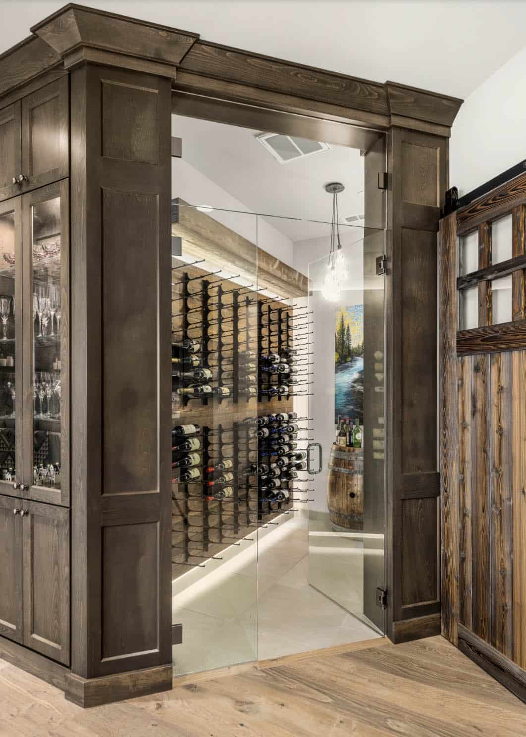 Transitional Wine Cellar