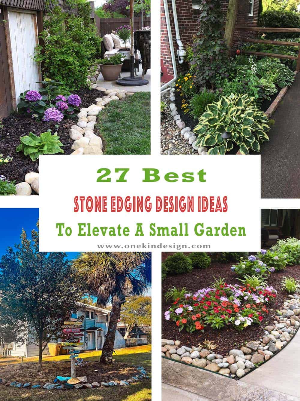 stone edging design ideas small gardens