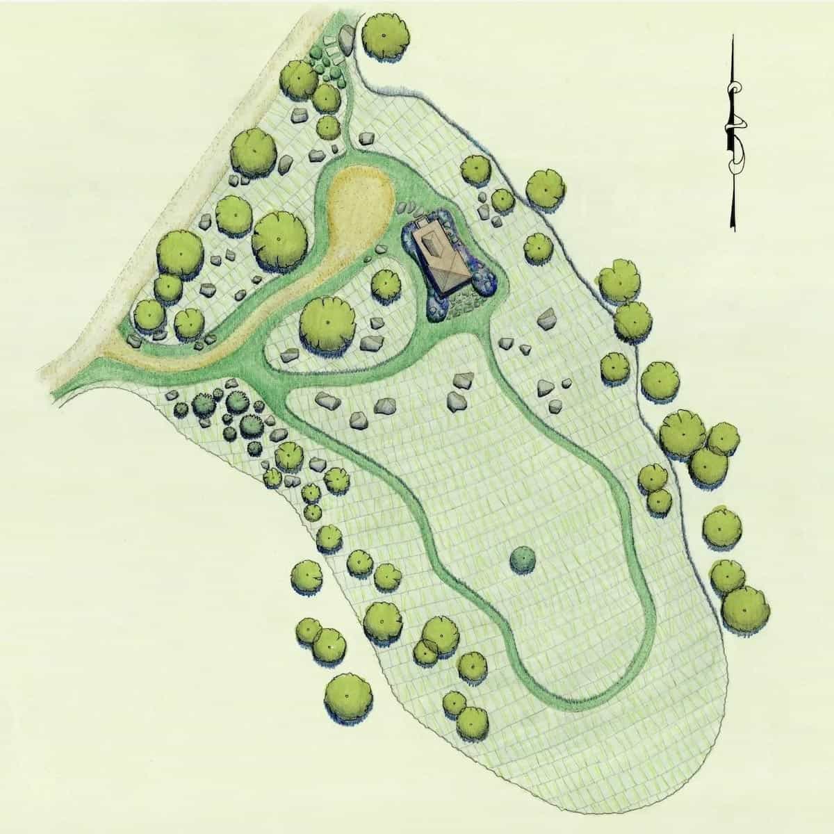 Tower house site plan