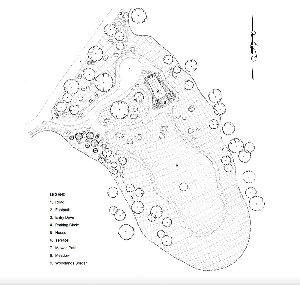 Tower house floor plan