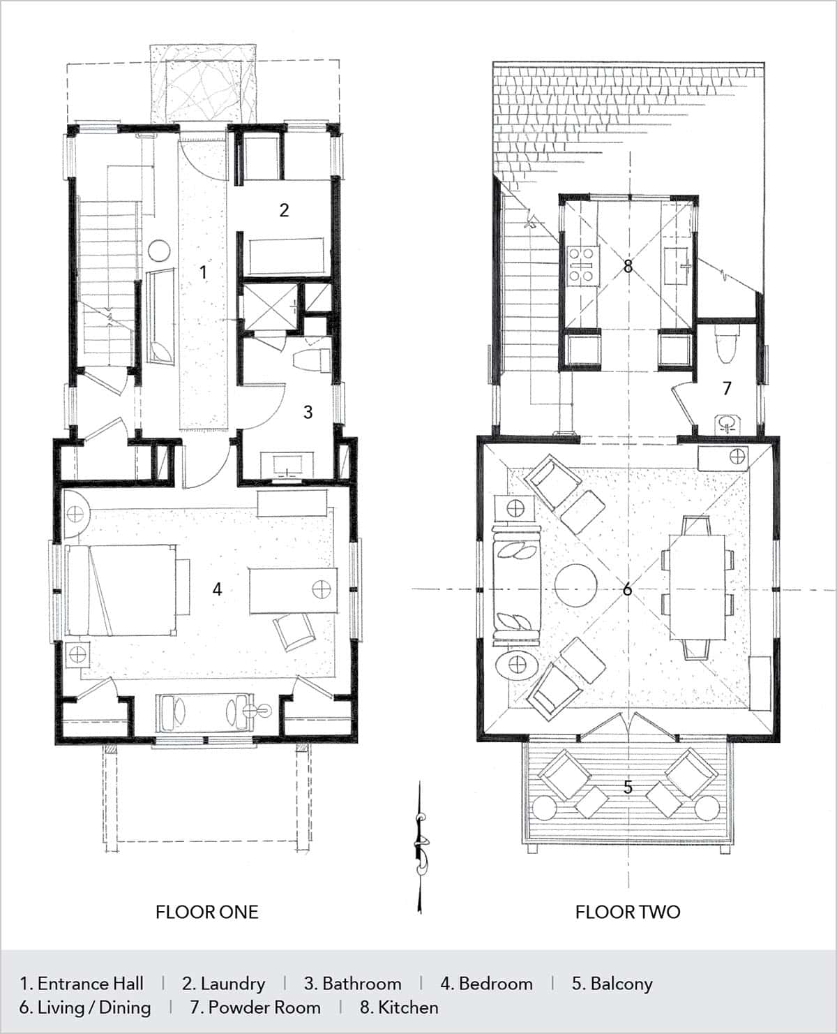 Tower house floor plan