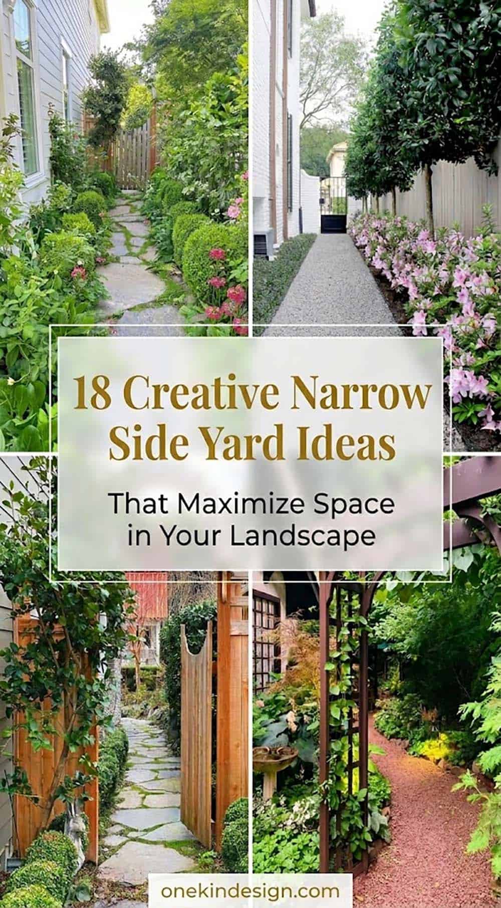 creative narrow side yard ideas that maximize space