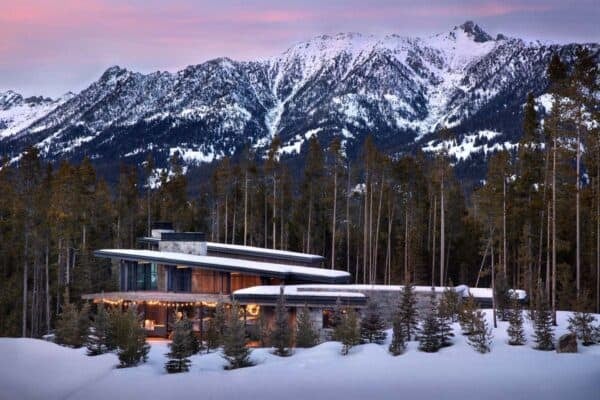 featured posts image for See this gorgeous Montana mountain house with dramatic views of Lone Peak