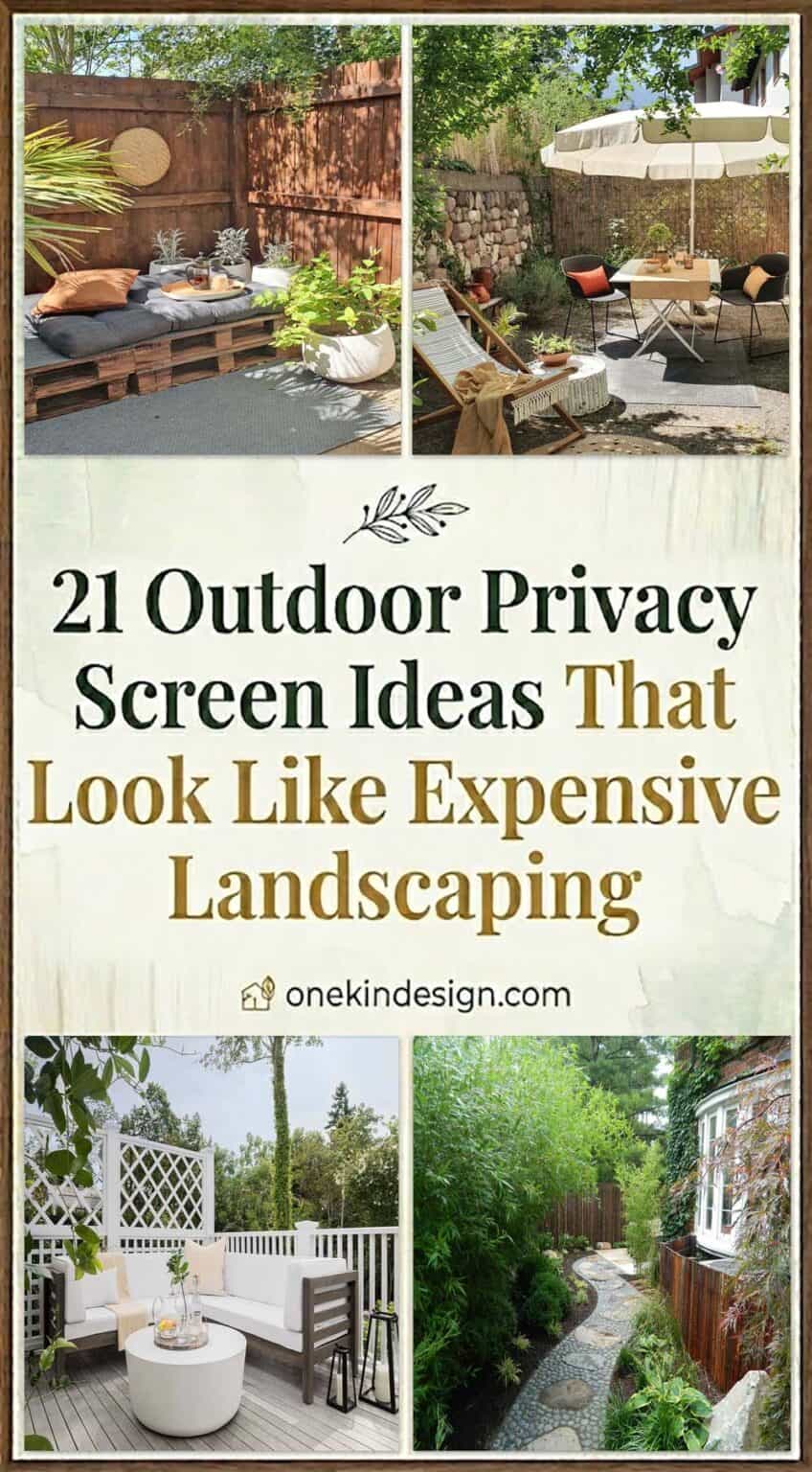 21 Outdoor Privacy Screen Ideas That Look Like Expensive Landscaping