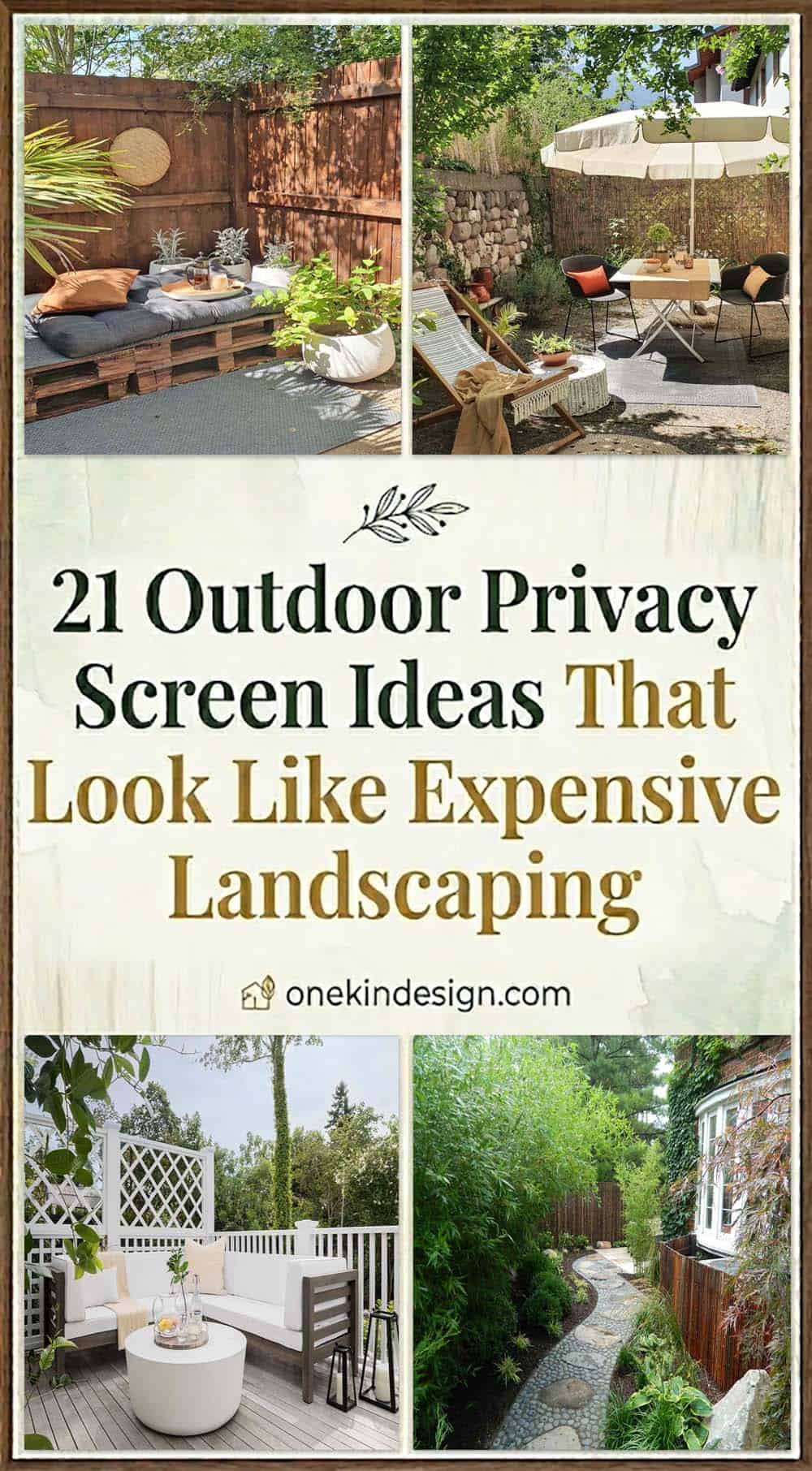 outdoor privacy screen ideas landscaping