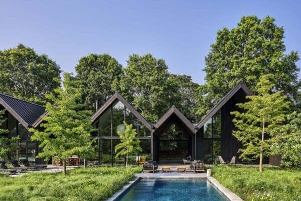 featured posts image for A charred wood East Hampton home in harmony with its surrounding meadow